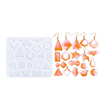 Geometry Earrings Pendants DIY Silicone Mold DIY-Q033-05D-1