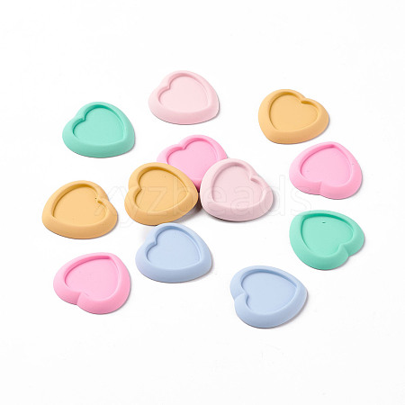 Opaque Resin Cabochons RESI-H140-12-1