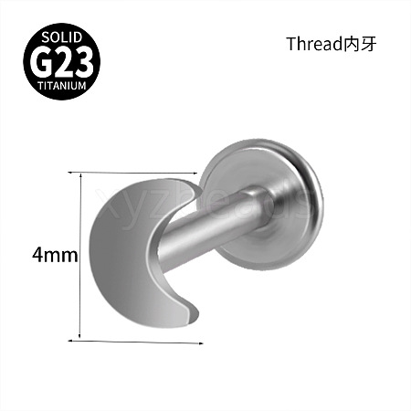 G23 Titanium 17 Gauge Threadless Labrets WGEEA58-28-1