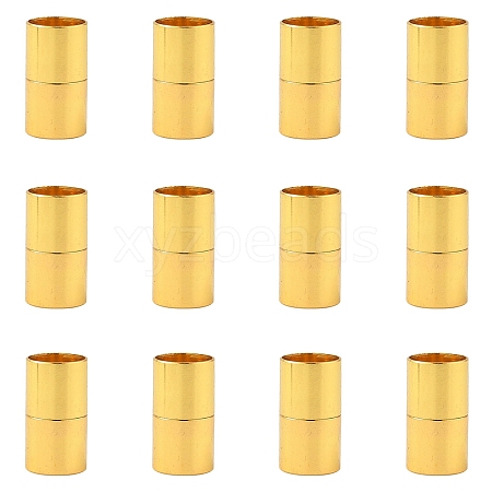 8Pcs Brass Magnetic Clasps KK-YW0003-10G-1