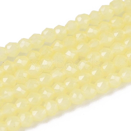 Imitation Jade Glass Beads Strands GLAA-T028-2mm-11H-1