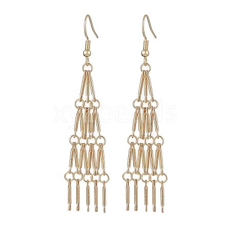 304 Stainless Steel Link Bar Dangle Earrings EJEW-JE05966-01-1