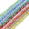 Baking Painted Glass Beads Strands DGLA-D001-02-1