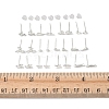 2 Pairs Alloy Stud Earrings for Women EJEW-FS0001-27K-5