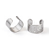Kissitty 36Pcs 6 Style 304 Stainless Steel Cuff Earring Findings STAS-KS0001-18-15