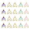 10Pcs 5 Colors Rack Plating Alloy Pendants FIND-YW0006-42-1