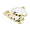 Alloy Enamel Pendants ENAM-M218-01D-G-2