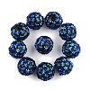 10Pcs Opaque Acrylic Beads OACR-YW0003-35I-1
