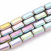 Electroplate Non-magnetic Synthetic Hematite Beads G-N0322-11B-1