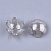 Transparent Acrylic Bead Caps TACR-T007-07F-2