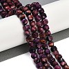 Natural Tiger Eye Dyed Beads Strands LS-G-H028-A01-07-4