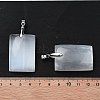 Natural Selenite Big Pendants G-M091-01E-3