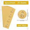 Self Adhesive Gold Foil Embossed Stickers DIY-WH0575-028-2