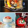 Ladder Unfinished Wooden Ornaments WOOD-WH0100-31-7