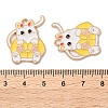 Halloween Alloy Enamel Pendants ENAM-Z022-02C-3