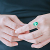 2Pcs Adjustable Brass Finger Rings Components FIND-GO0002-77A-7