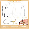 3Pcs 3 Colors 3MM Nylon Milan Cord Necklace Making NJEW-TA0001-23-3