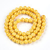 Natural Mashan Jade Beads Strands G-A255-A01-02D-2