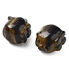 Natural Tiger Eye Carved Figurines DJEW-L023-C09-2