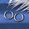 Tarnish Resistant 202 Stainless Steel Huggie Hoop Earrings EJEW-F111A-17mm-P-4