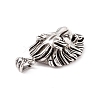 Tibetan Style 304 Stainless Steel Pendants STAS-P305-08AS-2