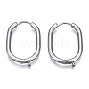 Tarnish Resistant 316 Surgical Stainless Steel Hoop Earrings Findings STAS-N097-055P-1