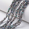 Electroplate Transparent Glass Beads Strands LS-EGLA-A034-T4mm-Q13-1