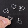 Plastic Clip-on Earring Findings KY-P007-M01-2