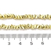 Electroplate Glass Beads Strands X-EGLA-D030-16A-03-4