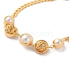 Brass Link Bracelets for Women BJEW-P342-11G-2