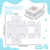 Marble Printed Paper Packaging Boxes CON-WH0085-131A-2