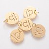 Ion Plating(IP) 304 Stainless Steel Pendants A-STAS-Q201-T445-7G-1