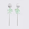 Transparent Acrylic Dangle Earring EJEW-JE03610-03-1