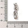 Rack Plating Brass Pave Clear Cubic Zirconia Fold Over Clasps KK-M285-31A-01P-3