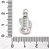 Brass Micro Pave Cubic Zirconia Pendants KK-A278-01A-02P-3