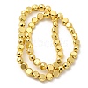 Electroplate Glass Beads Strands EGLA-F166-04B-G-2