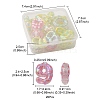 20Pcs UV Plating Transparent Acrylic Beads OACR-YW0001-58-4