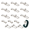 12 Sets Alloy Shackle Clasps FIND-UN0010-30-1