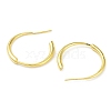 Rack Plating Brass Ring Stud Earrings for Women EJEW-K245-12G-2