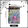 Halloween Theme Spider Printed Organza Drawstring Bags ABAG-WH20021-006F-2