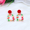 Acrylic Stud Earrings FS-WGE927B-10-1