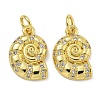 Rack Plating Brass Micro Pave Cubic Zirconia Pendants KK-I718-27G-01-1