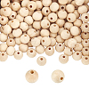 Natural Unfinished Wood Round Beads WOOD-PH0008-91-10mm-1