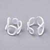 Spray Painted Alloy Cuff Rings RJEW-T011-26-RS-2