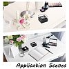 Transparent Plastic Badge Storage Boxes CON-WH0083-017-5