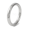 Ion Plating(IP) Plain 304 Stainless Steel Bangles for Women BJEW-B104-32C-P-1