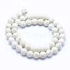 Natural Magnesite Beads Strands TURQ-G148-09-8mm-2