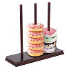 Wooden Donut Holder AJEW-WH0472-12-1