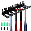 Word I Love Baseball Iron Baseball Bat Display Stand AJEW-WH0533-003-1