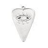 304 Stainless Steel Pendant Cabochon Settings STAS-F287-10P-2